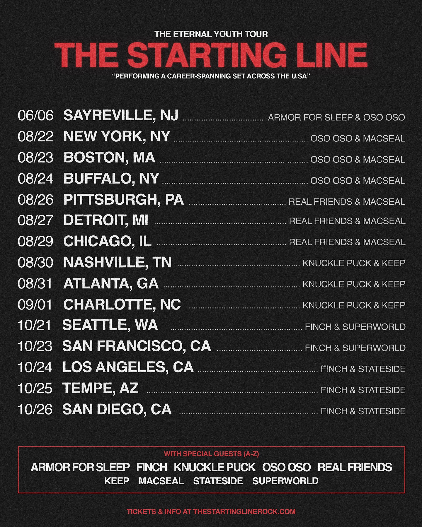 Macseal Tour Poster 2025